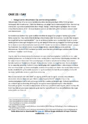 I Say AS | Analyse | Opgave