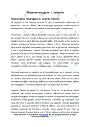 Lalandia | Analyse | Eksamensopgave