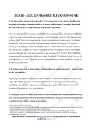 LIDL | Analyse | Opgave