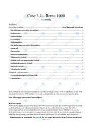 Rema 1000 | Analyse | Opgave