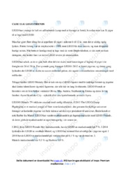 Lego friends | Analyse | Case 11.4 | Afsætning