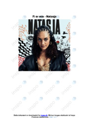 Fi er min | Noter Analyse | Natasja