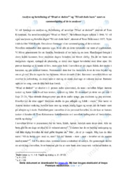 Hvad er døden & Til mit døde barn | Noter Analyse | Tom K.