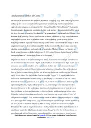 Coma | Analyse | Michael Strunge