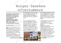 Holger Danskes efterkommere | Opgave | Historie