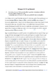 International politik | USA og Danmark | Samfundsfag