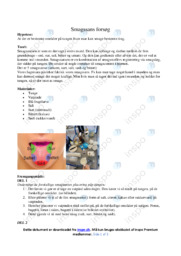 Smagssans | Forsøg | Opgave i biologi
