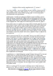 17, sæson 1 | Analyse | Norsk ungdomsserie