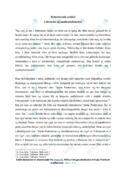 Litteratur & Samfundsdebatten | Dansk