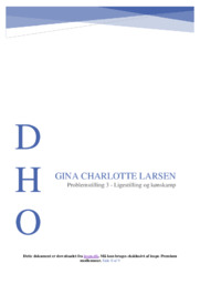 Ligestilling og kønskamp | DHO