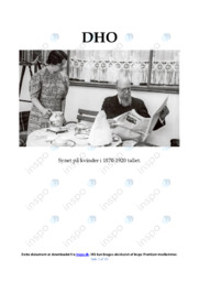 Synet på kvinder i 1870-1920 tallet | DHO