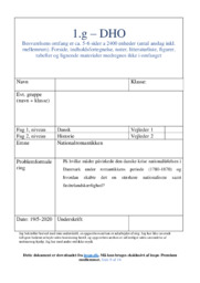 Den danske krise 1780-1870 | Nationalromantikken | DHO