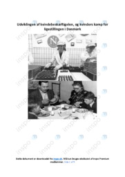 Kvinders kamp for ligestillingen i Danmark | Historierapport