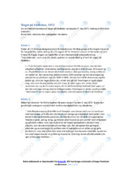 Slaget på Fælleden,1872 | Historie opgave