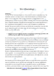 Sociologi | Aflevering | Samfundsfag