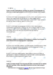 Nordex Food Gruppen | Analyse | Opgave