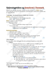 Demokrati i Danmark | Oplysningstiden | Historie