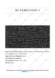 Blækregning | Noter Matematik