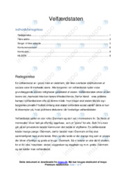 Velfærdstaten | Noter International Økonomi