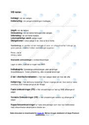 Generelle | Noter Virksomhedsøkonomi