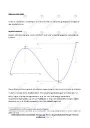 Monotoniforhold | Noter Matematik
