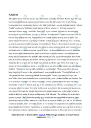 Kødet | Astrid Saalbach | Analyse af novelle | Dansk