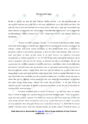 Kattens død | Analyse og fortolkning | Anne Bredahl | Opgave