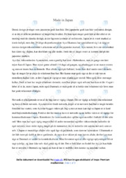 Made in Japan | Stil | Opgave