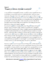 Pengene er narkoen forbruget er pusheren | Analyse af kronik