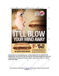 Burger King Advertisement | Noter Analysis