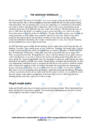 The Queen of Versailles | Noter Analysis