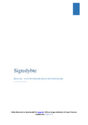 Sigtedybte | Rapport Biologi