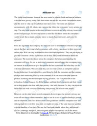 Amazon Go | Essay