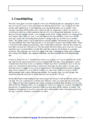 CouchSurfing | Essay