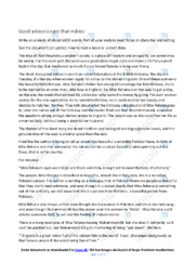 ‘Good advice is rare than rubies’ | Analytical essay