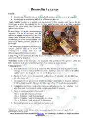 Bromelin i Ananas | Biologi Opgave