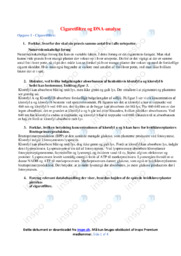 Cigaretfiltre og DNA | Biologi Analyse