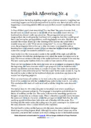 You Are Here | Analyse af short story | Opgave
