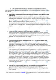 Kulhydrater & Blodsukker-regulering | Noter Biologi