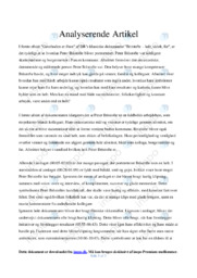 Gaveboden er åben | Analyserende Artikel | Opgave