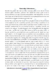 Kønsroller i litteraturen | Analyserende artikel