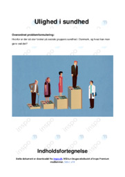 Sociale gruppers sundhed i Danmark | DHO | Noter