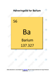 Halveringstid for Barium | Aflevering | Fysik