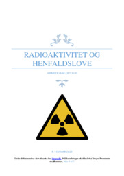 Radioaktivitet og henfaldslove | Fysikrapport