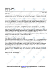 A Letter to Charlie | Noter Engelsk Stil