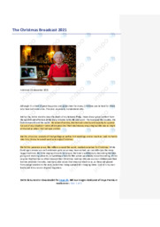The Christmas Broadcast 2021 | Noter Analysis