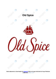 Old Spice | Analyse af virksomhed | Opgave
