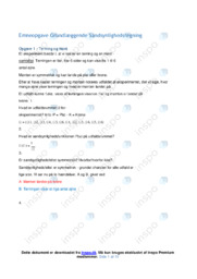 Grundlæggende Sandsynlighedsregning | Emneopgave