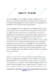 Ret og pligt | Sammenligning