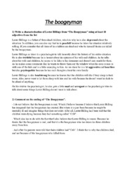 The boogeyman | Engelsk